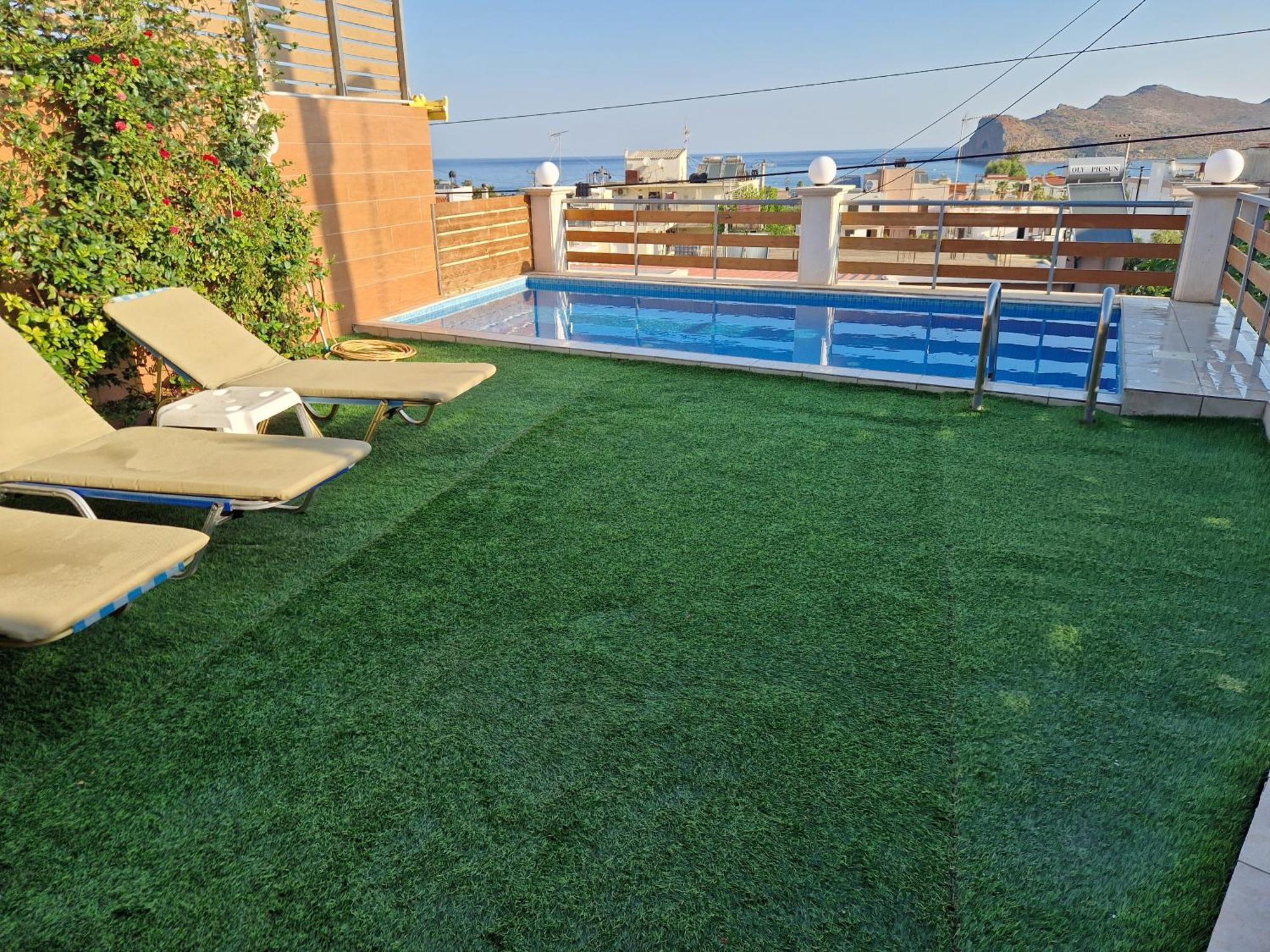 Claudia Villa 2 Agia Marina  Bagian luar foto